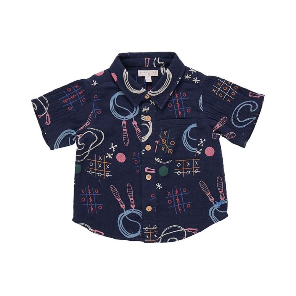 Pink Chicken Baby Boys Jack Shirt, Multi
